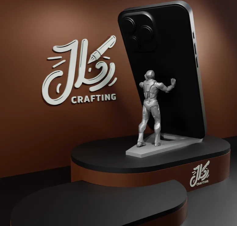 IRONMAN PHONE HOLDER STAND - 3D PRINTABLE