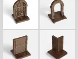 Essential Pack – Modular Tabletop RPG System (Wood)-1
