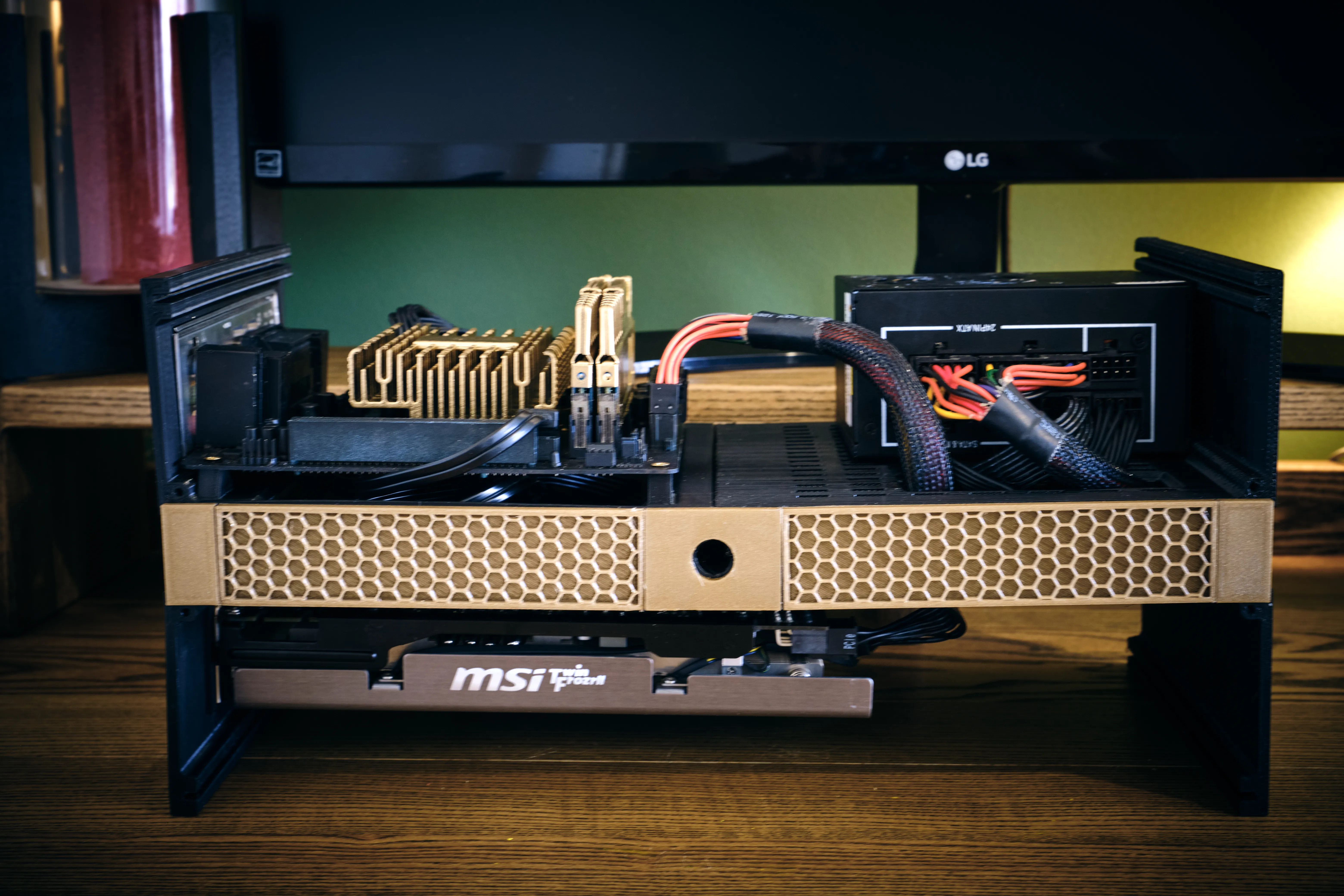 Mini ITX Open Frame Desktop PC Case