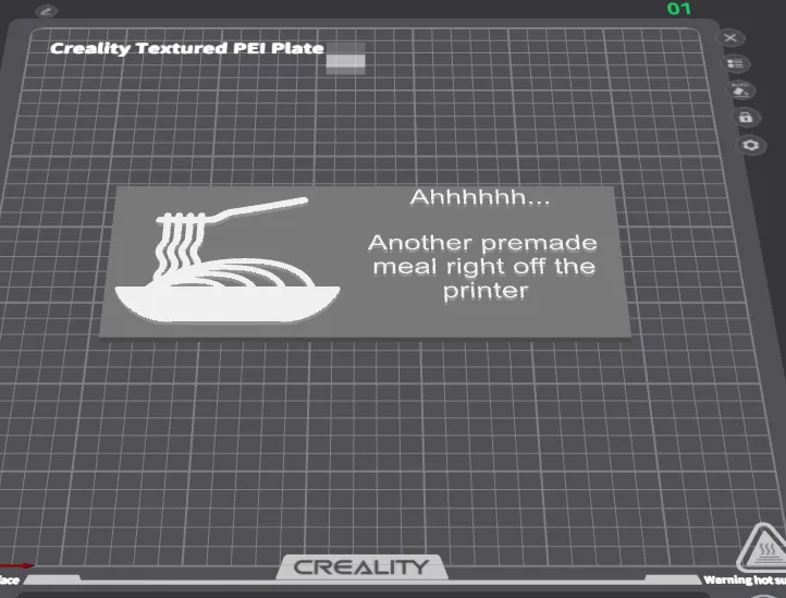 Ahhhhhhh... Another premade meal right off the printer-0