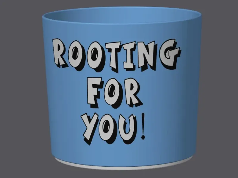Punny Planter 08 - Rooting for you