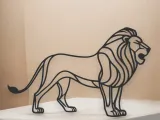 Lion Line Art-1