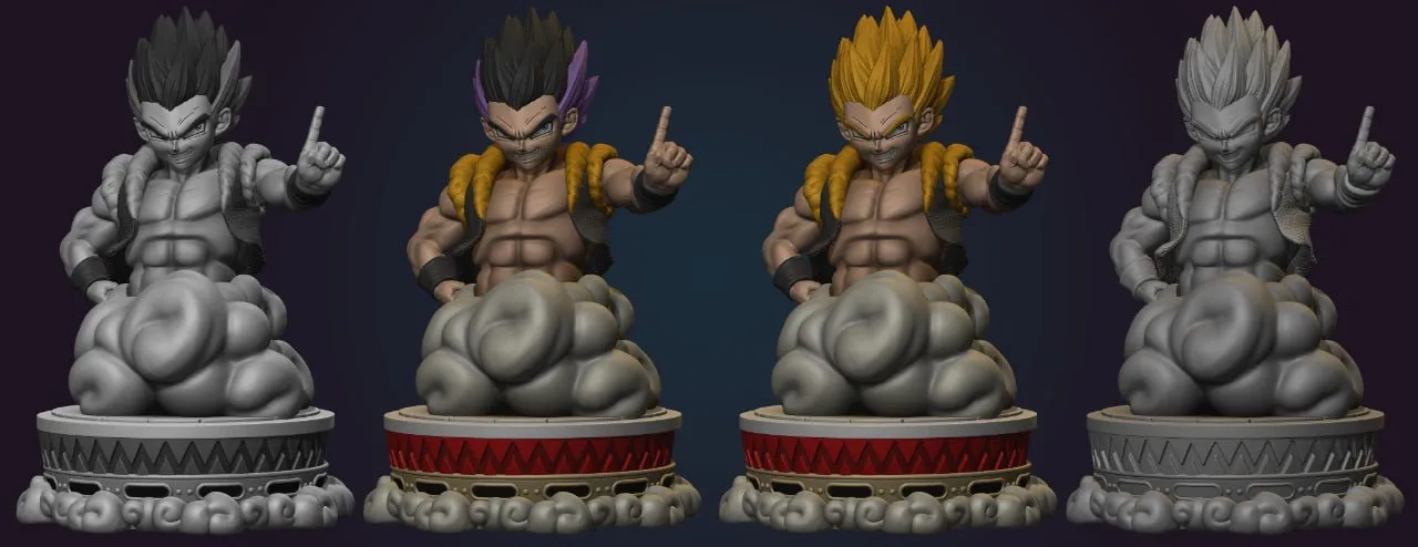 GOTENKS - DRAGON BALL Z - MODÈLE D'IMPRESSION 3D
