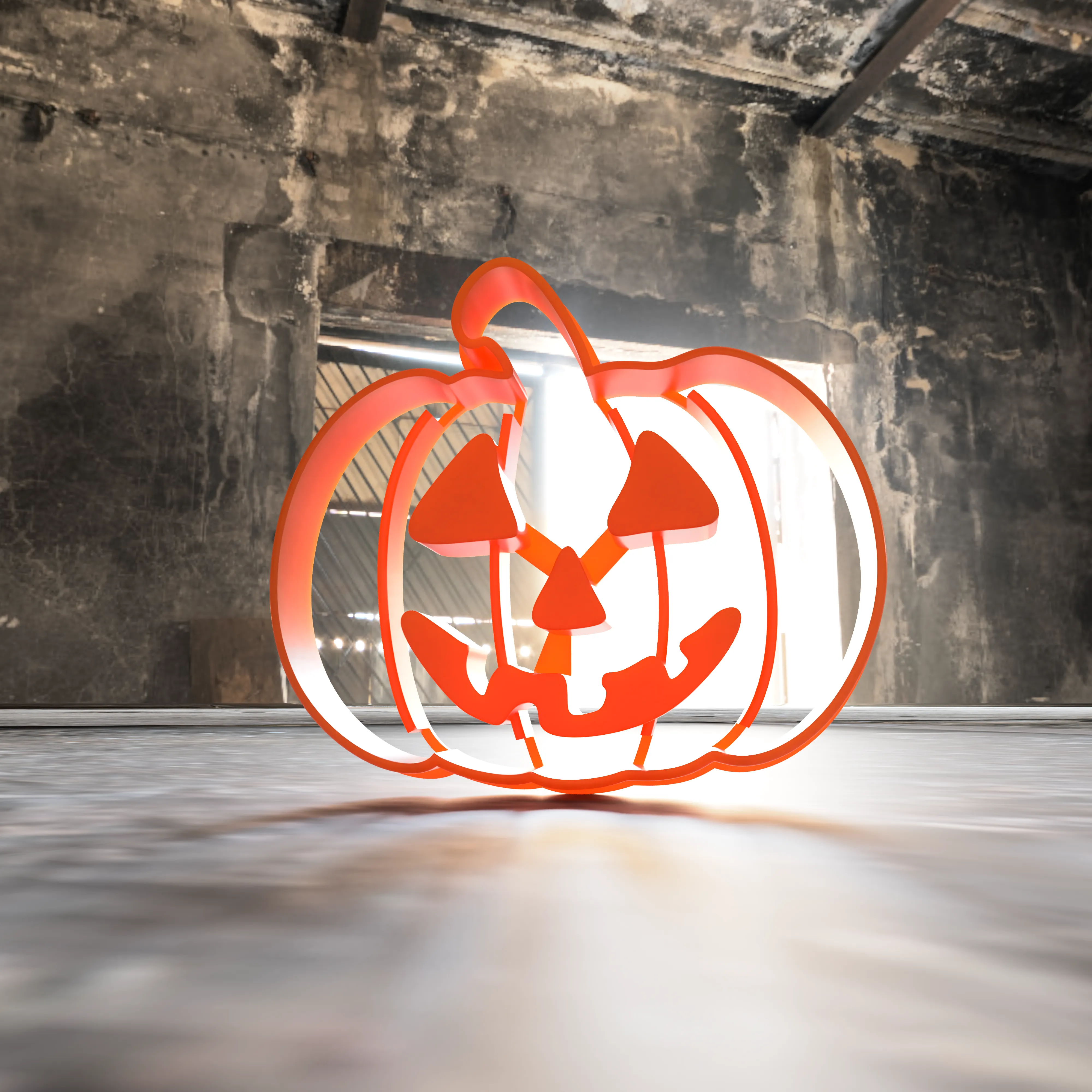Jack-o'-lantern cookie cutter with extruder v2