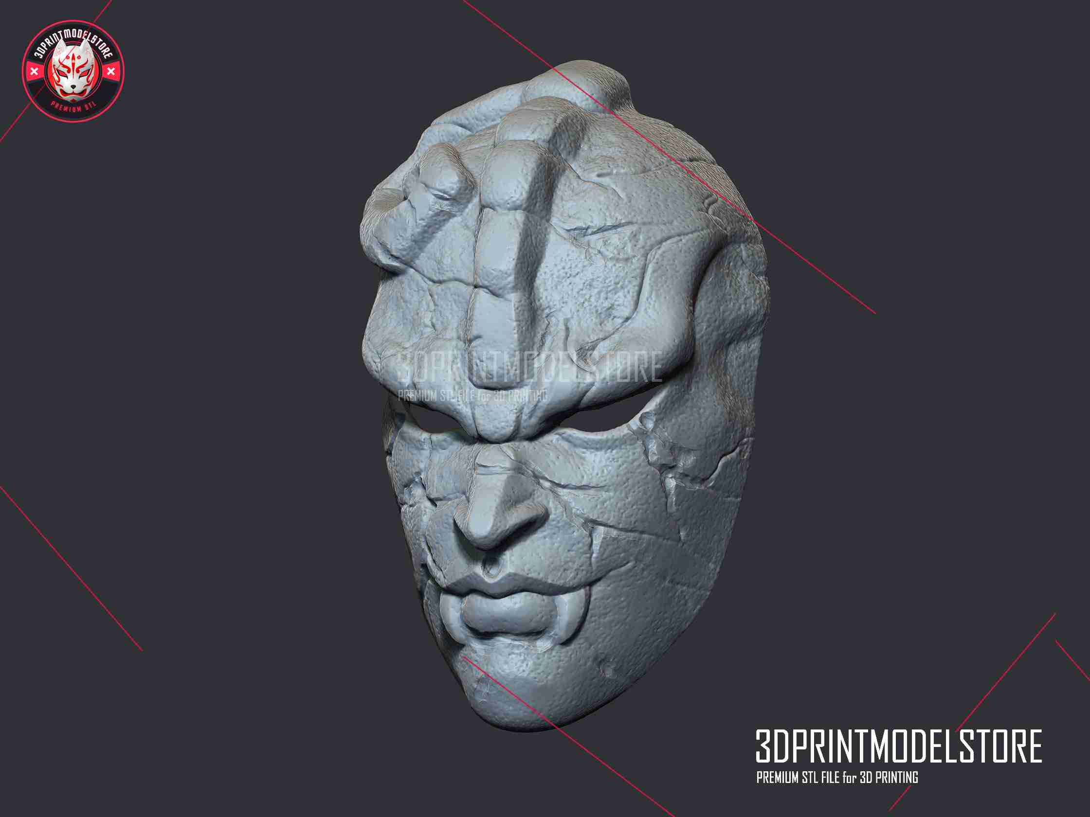 Jojo Bizarre Adventure Stone Mask - Anime Halloween Cosplay | 3D ...
