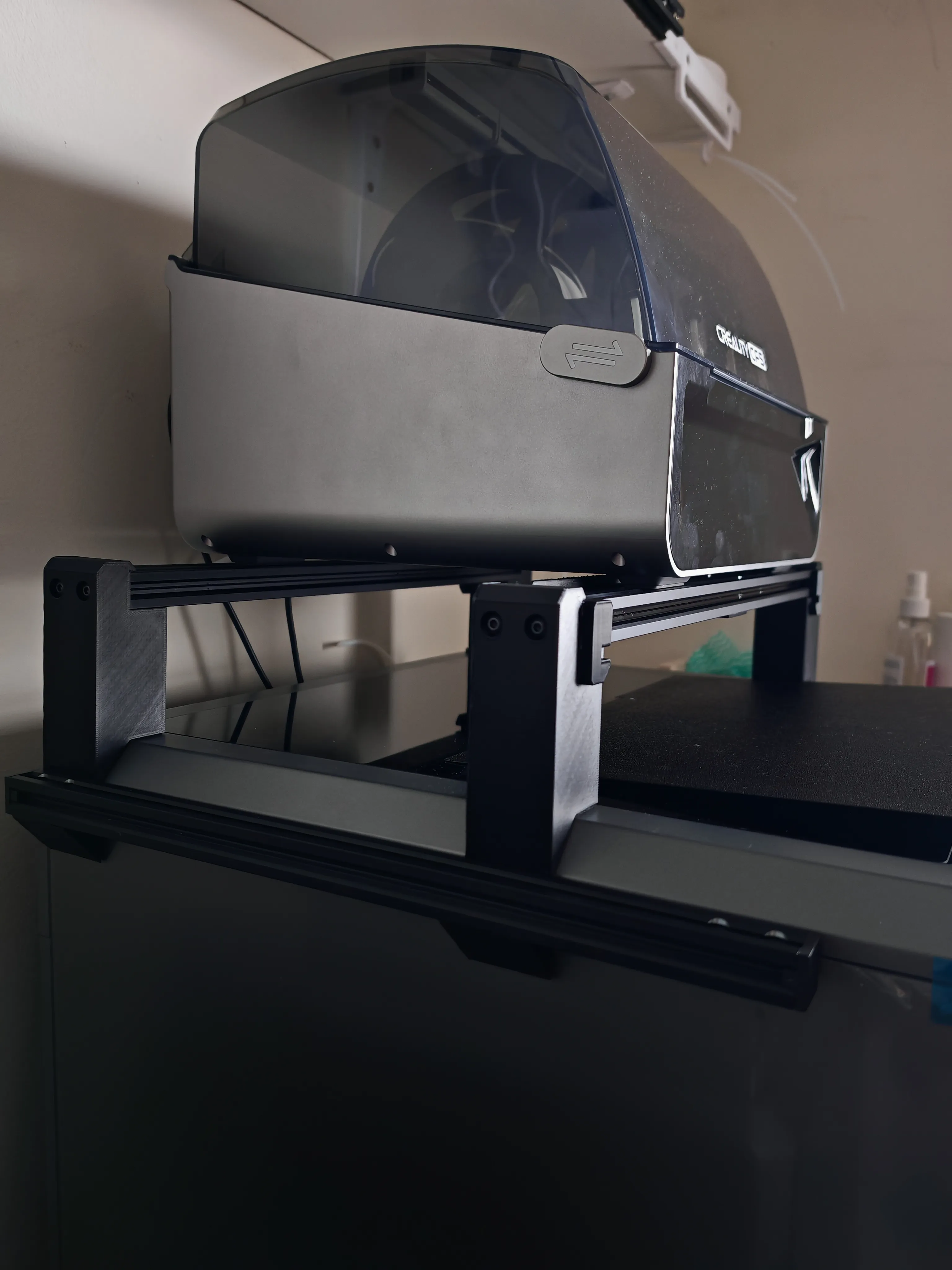 K2 CFS Riser using old printer aluminium profie 20x40x460mm