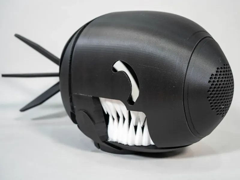 Casco del Diavolo Bomba di Chainsaw Man, cosplay pronto per la stampa 3D