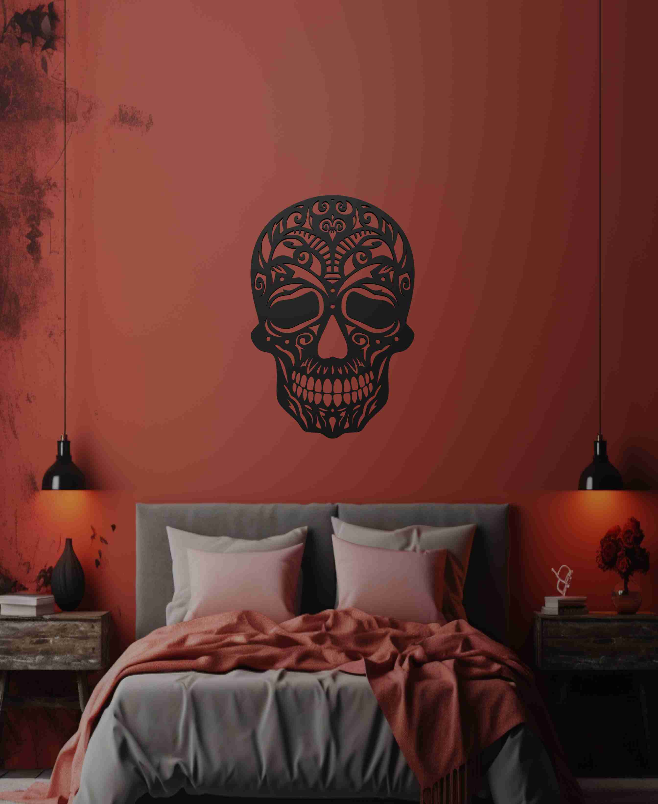 Skull Wall Art D Models Download Creality Cloud