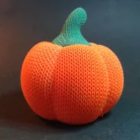 KNITTED / CROCHET PUMPKIN JACK-0-LANTERN-3