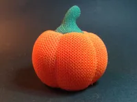 KNITTED / CROCHET PUMPKIN JACK-0-LANTERN-3