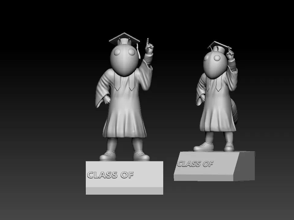 GRADUATION MASCOT GEORGIA TECH UNIVERSITY - 3D PRINT