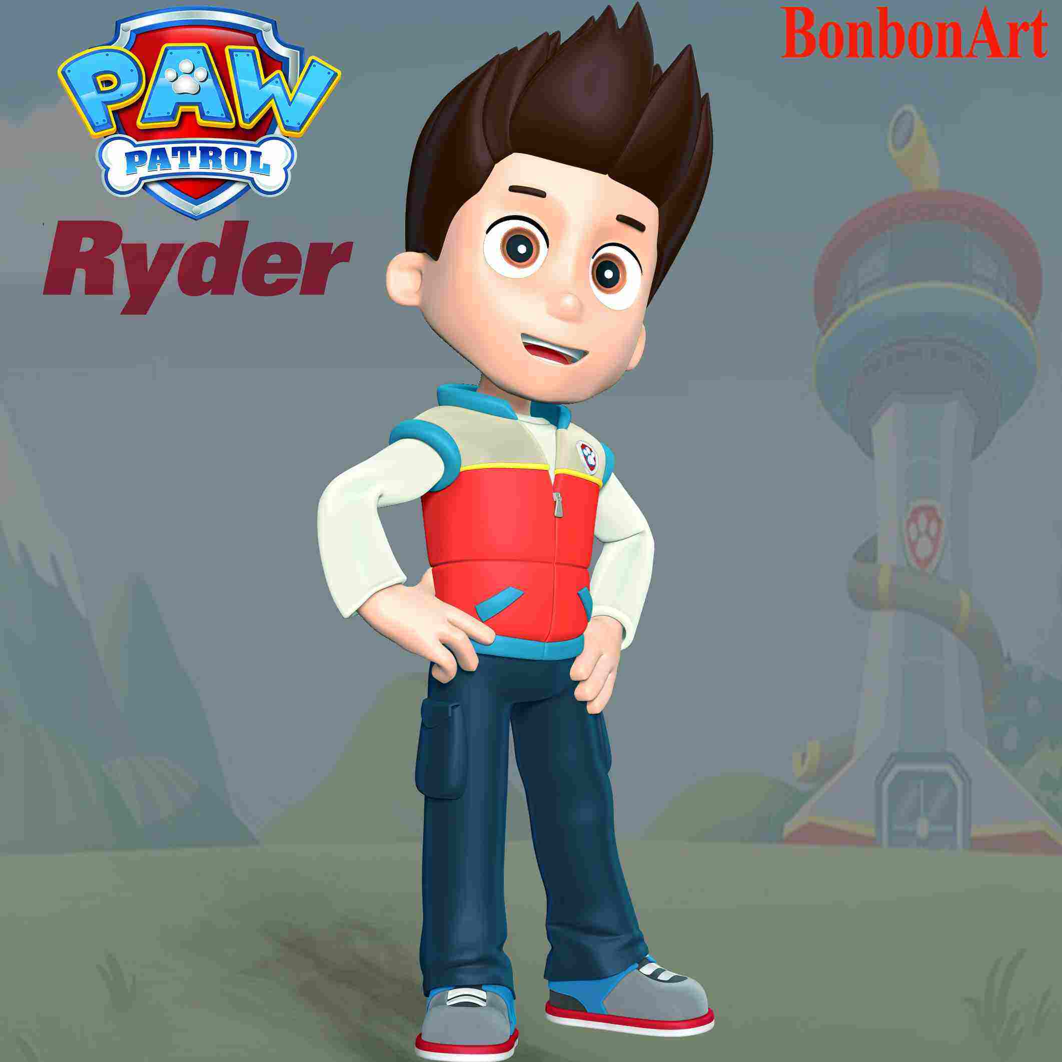 Ryder - Paw Patrol, 3D models download