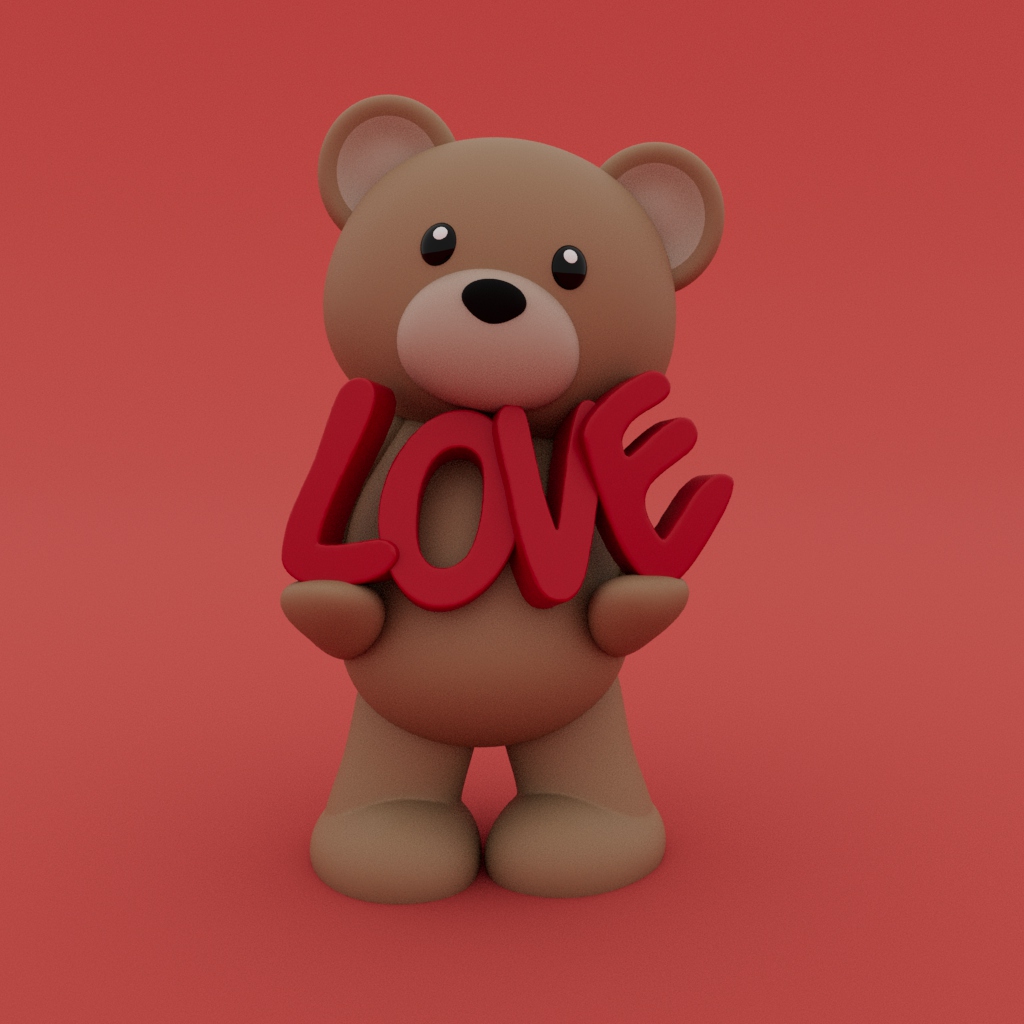 Teddy bear best sale 3d wallpaper