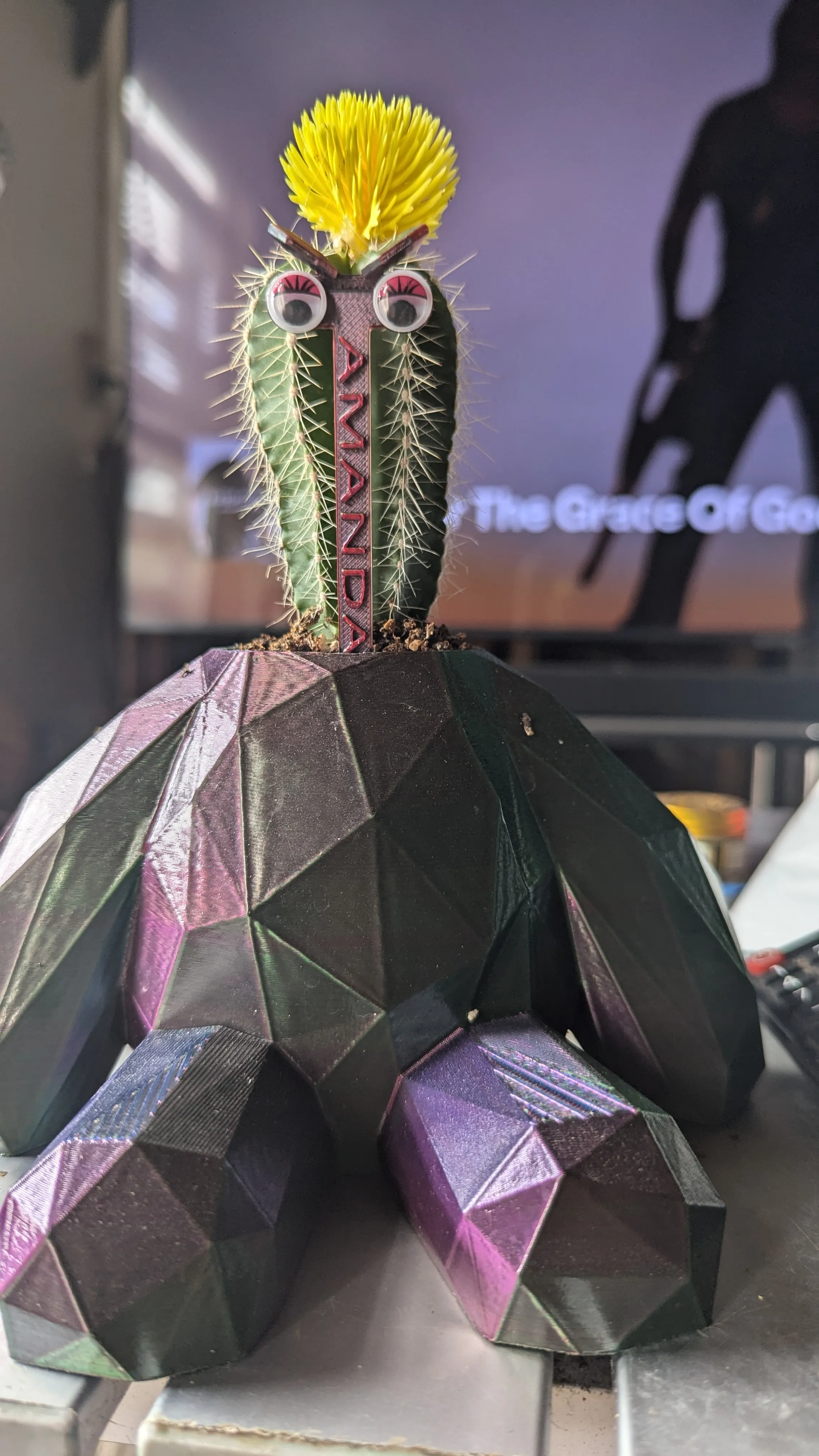 Evil Amanda Plant Stake