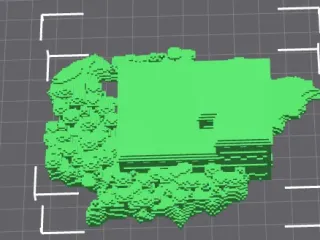 Minecraft Tiny Mansion Island