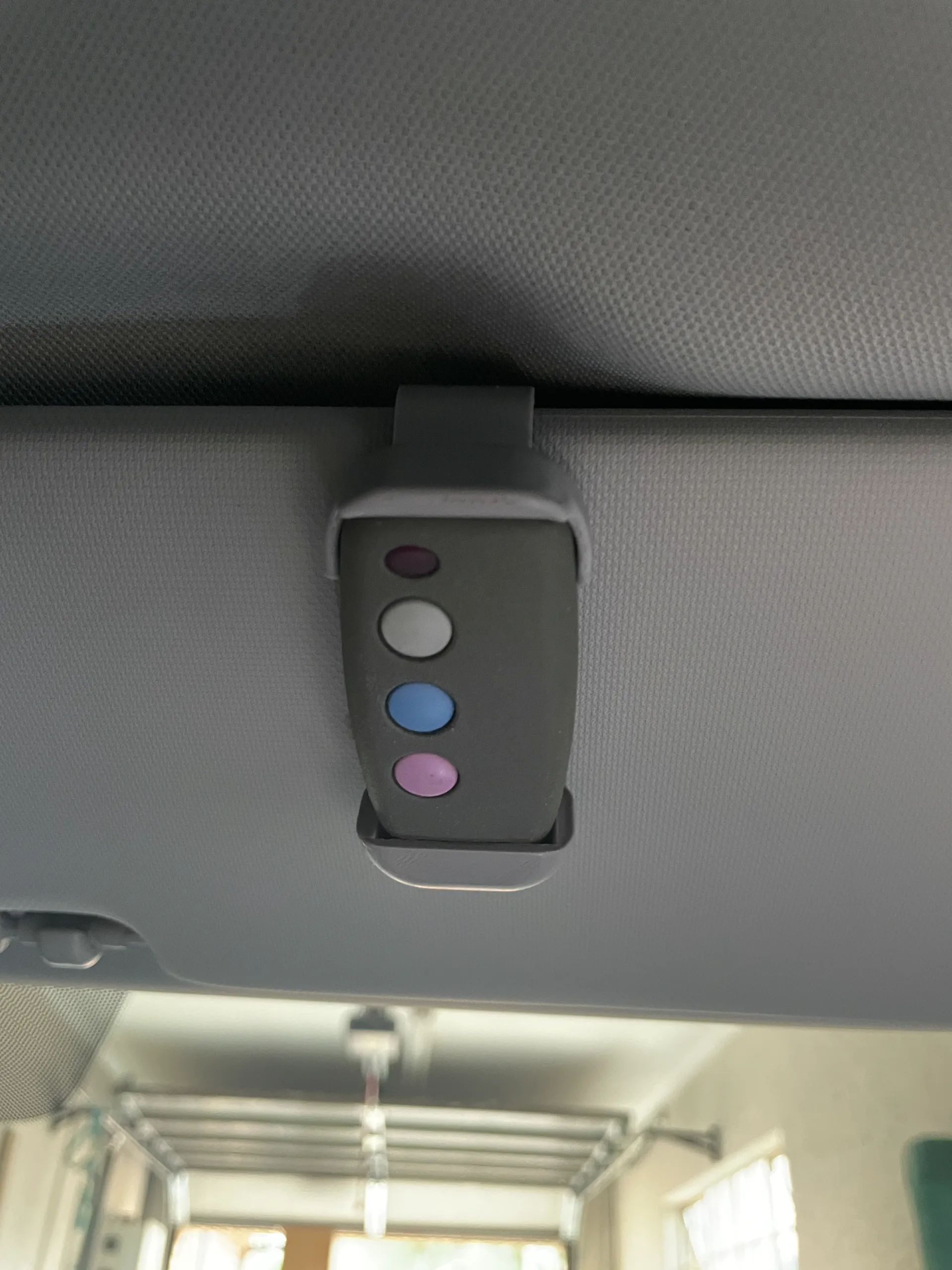Car Sun visor remote control holder-0