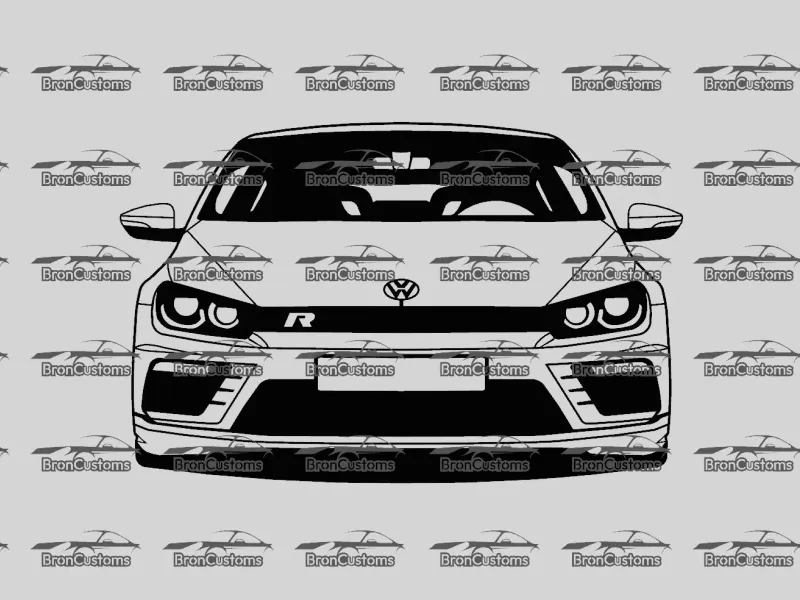 Volkswagen Scirocco Front Lowered