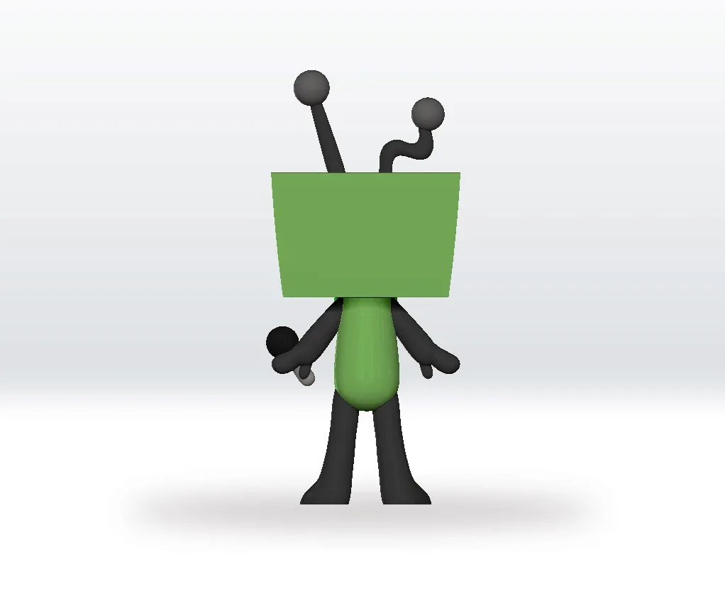 Dandy's World Vee STL file 3D Model Character Fanart