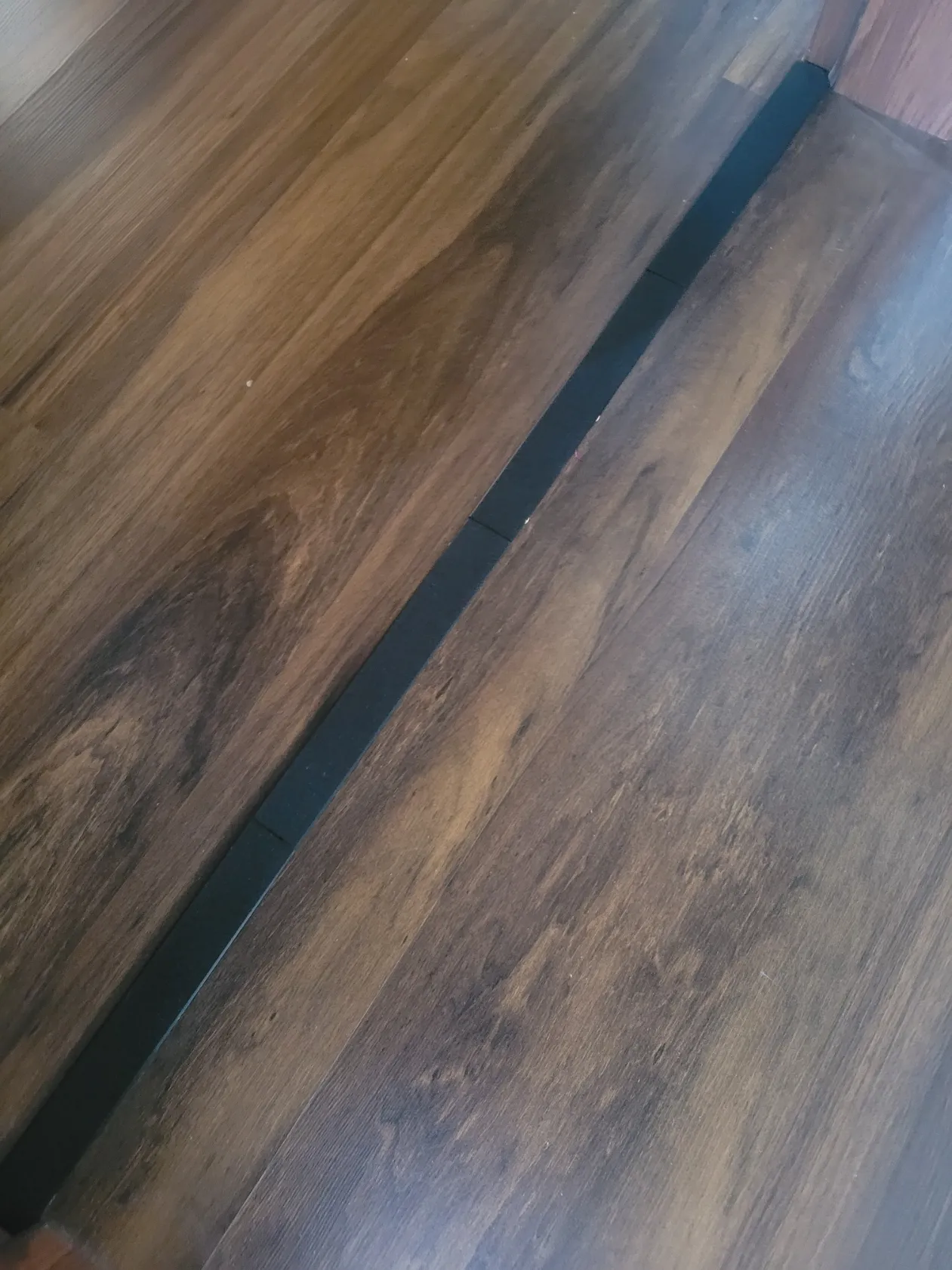 Threshold for the room door.