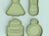 Cortantes + Estampas de Casamiento, Boda, / Wedding Cutters-0