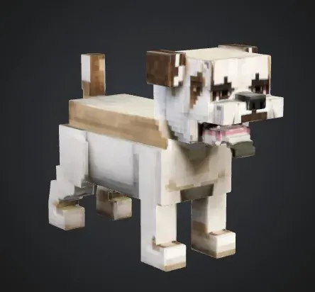 Minecraft American Bulldog