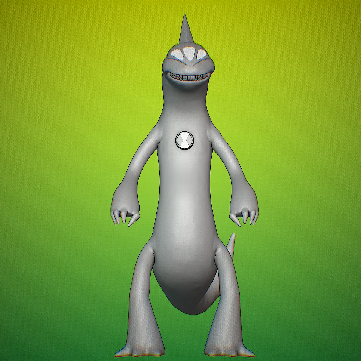 Chamalien 3D Model - Iconic Ben 10 Alien