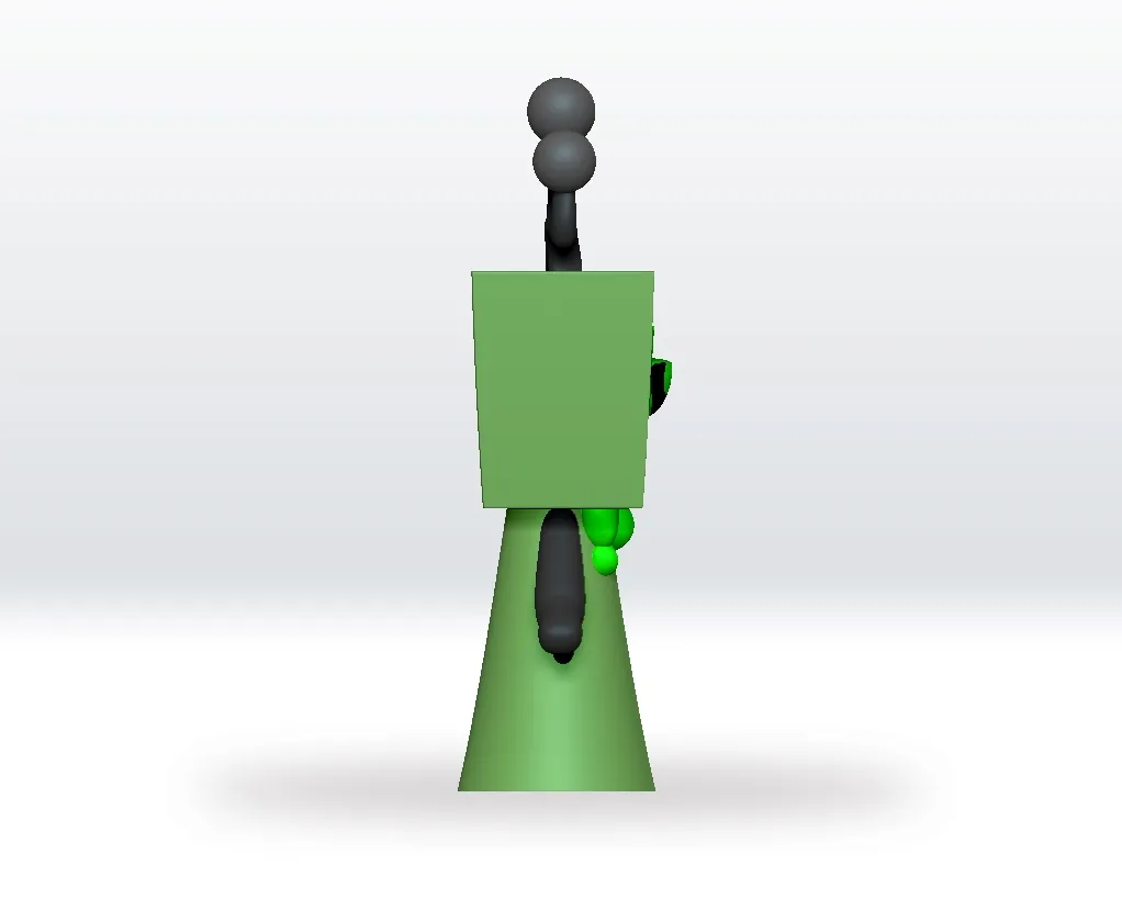 Sprunki Vee STL 3D Model Dandys World Character Fanart