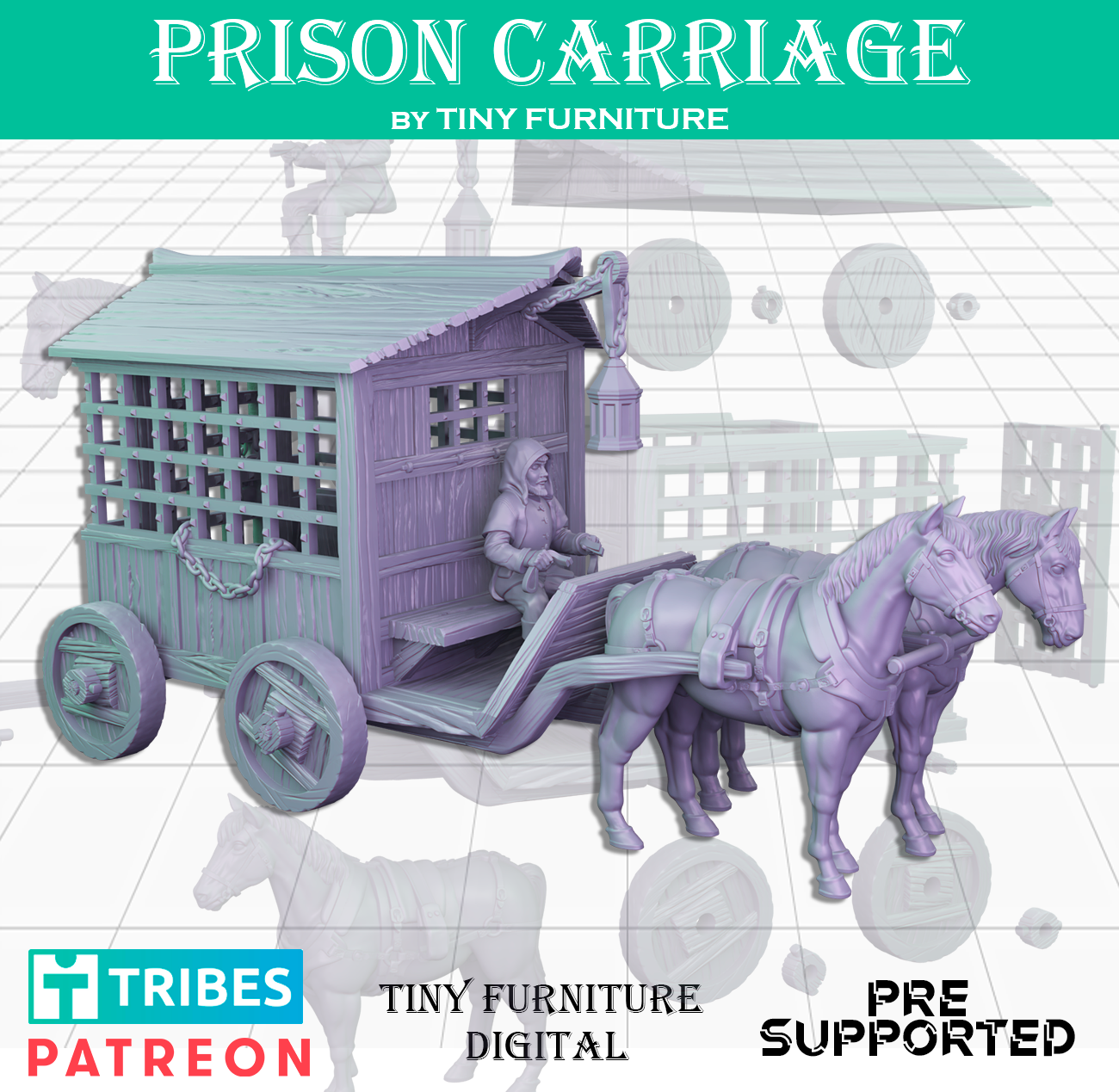 Carts and Carriages 3D models download Creality Cloud