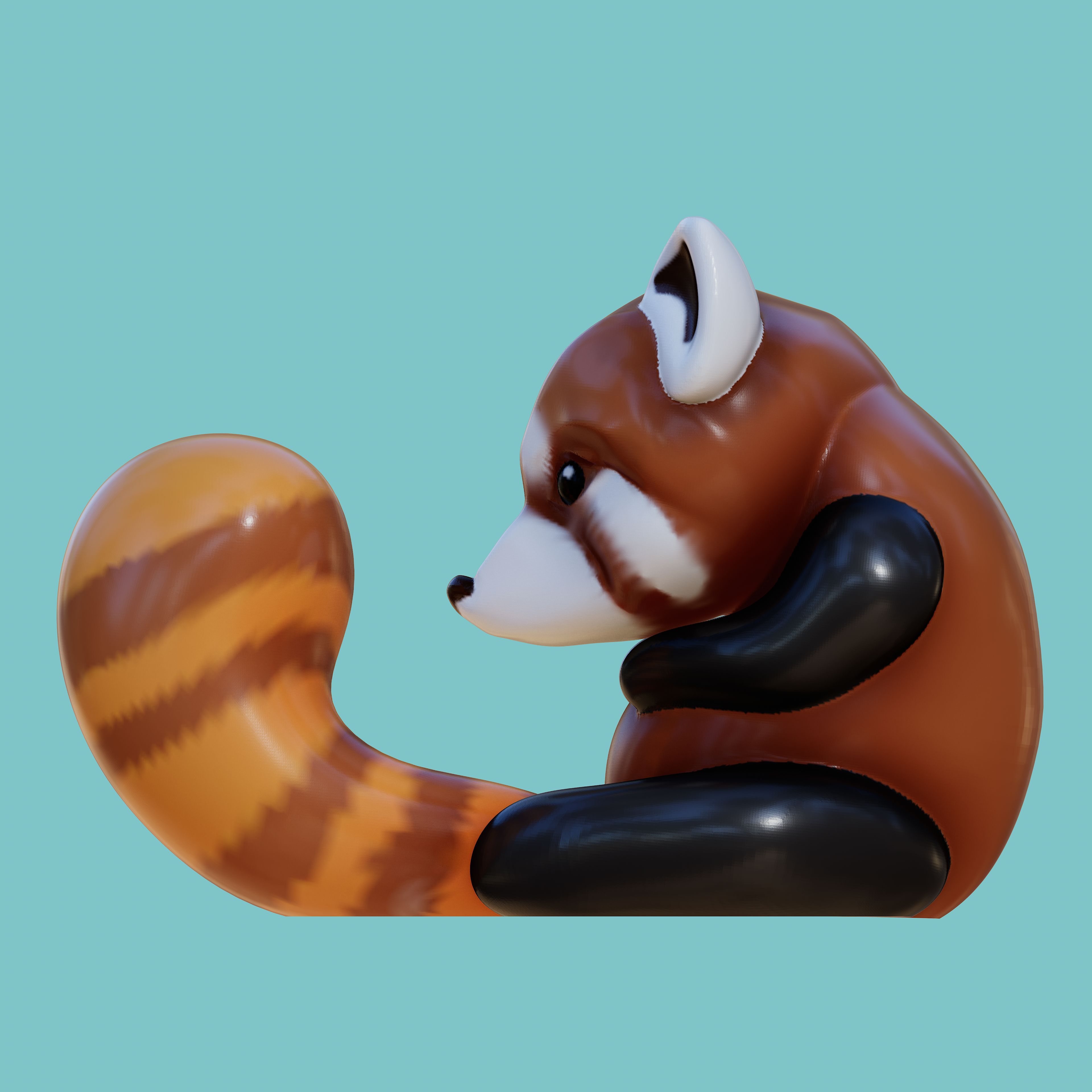 Red panda figurine | 3D models download | Creality Cloud