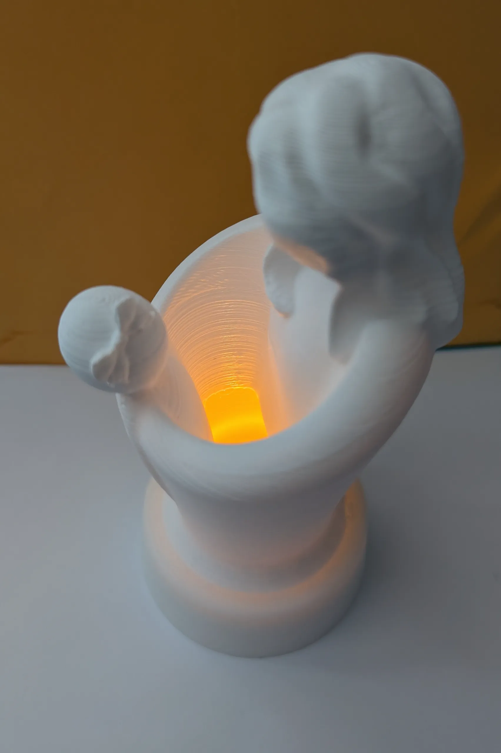 Mother and Daughter bracing their love  (NEEDS TEALIGHT)