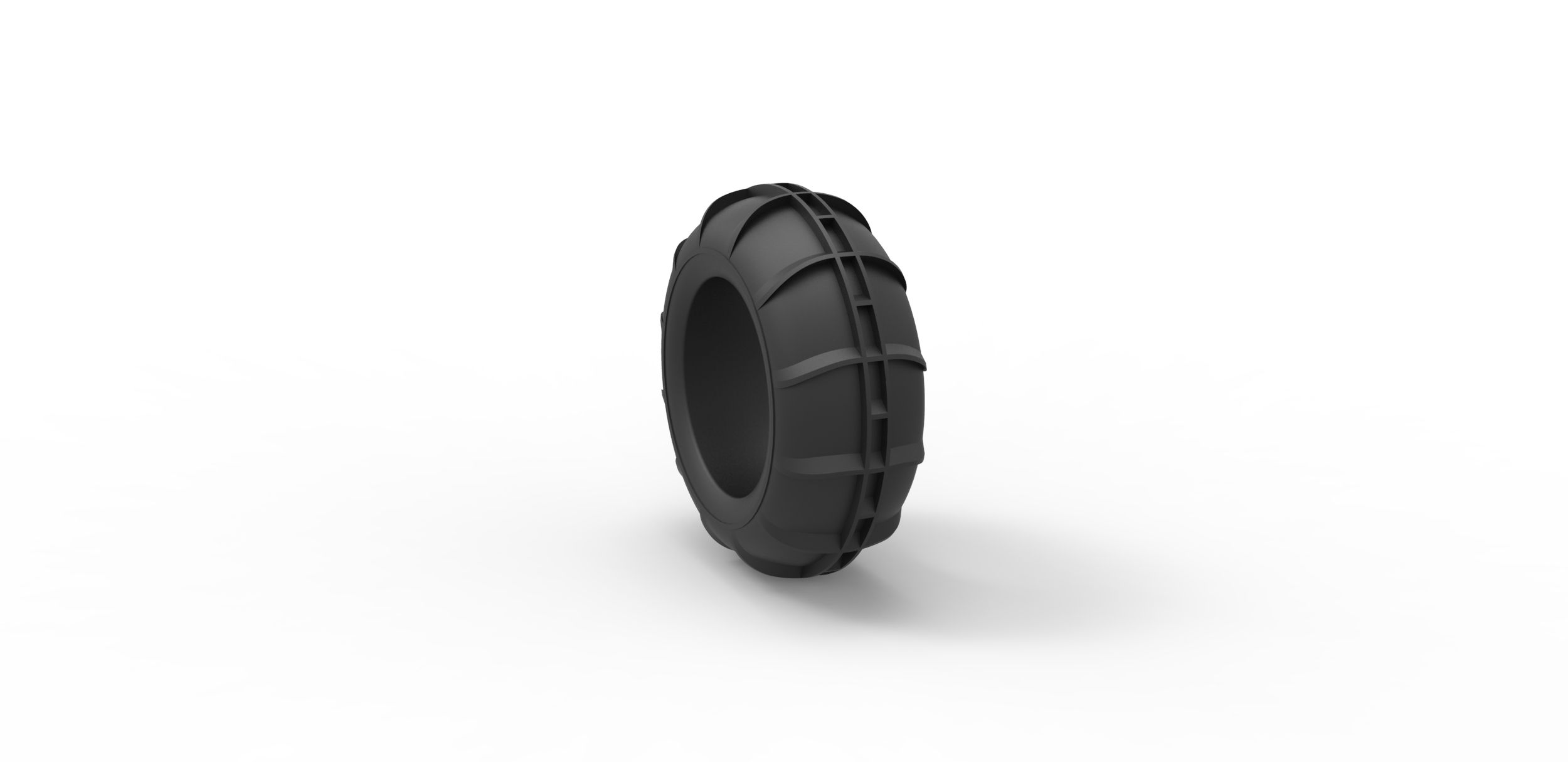 Dune buggy front tire 10 Scale 1:25 | 3D models download | Creality Cloud