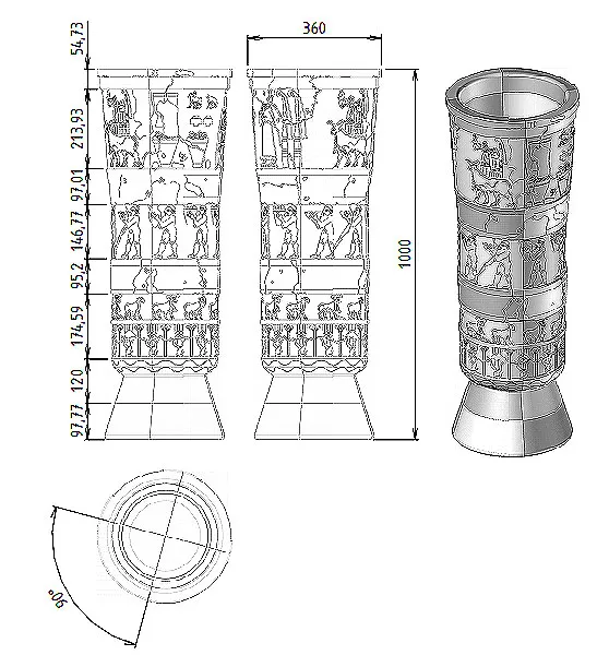 Warka Vase - Replica 1:1