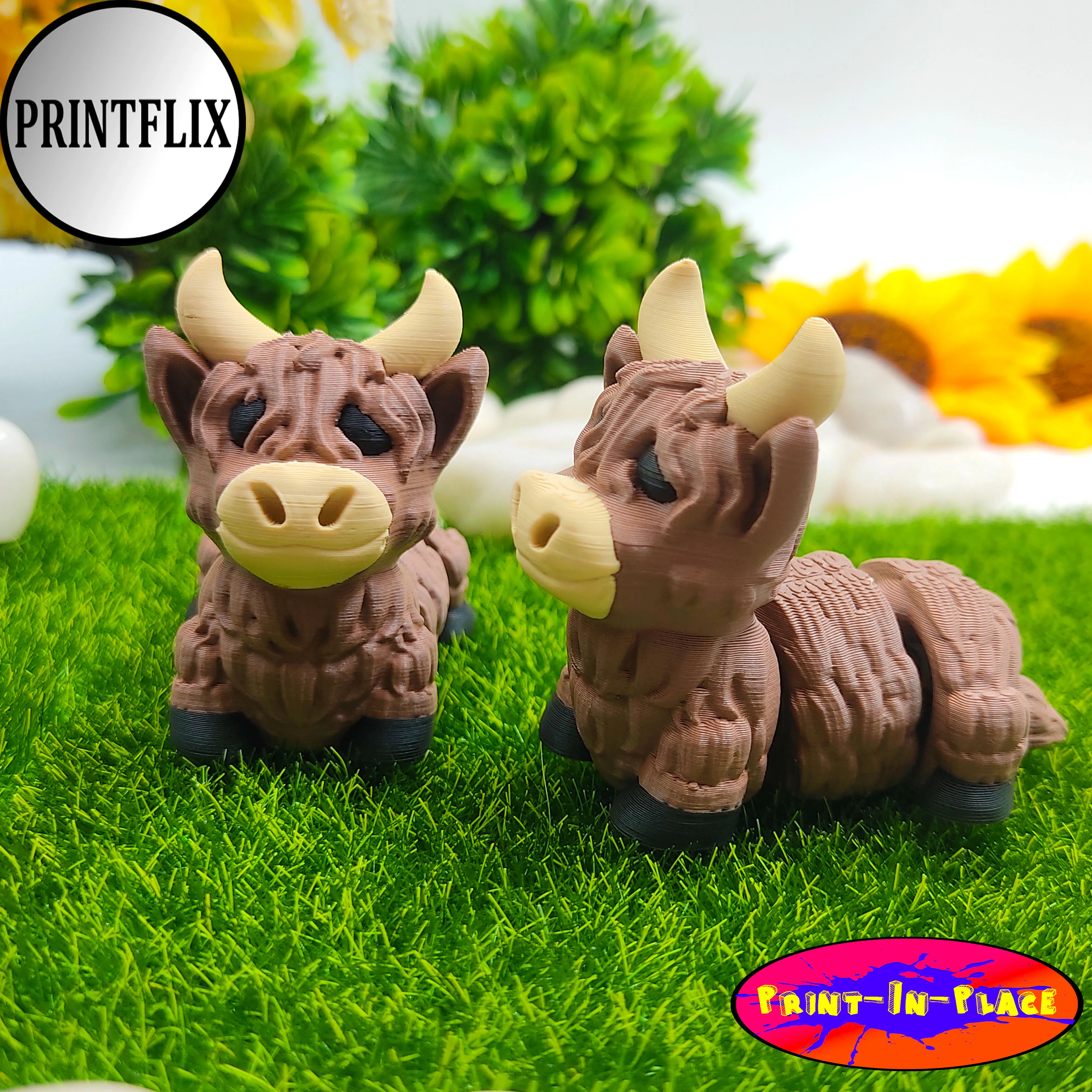 FLEXI TINY HIGHLAND COW