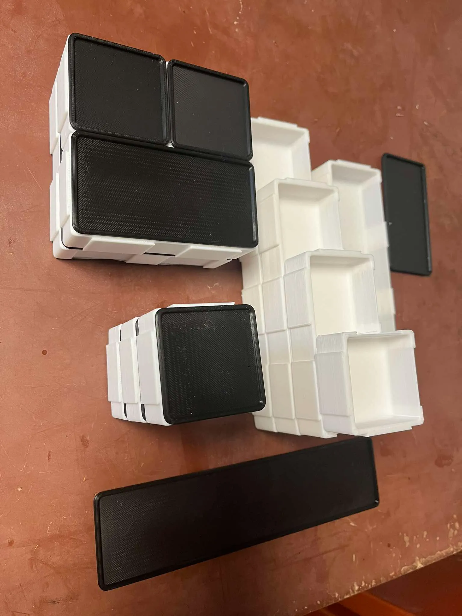 Manager, organizer, Modular boxes 50x50x20 mm module