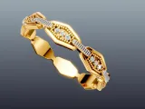 Diamond Chain Link Ring-2