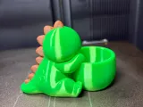 Cute Dinosaur Hugging Planter – Adorable Plant Pot-2