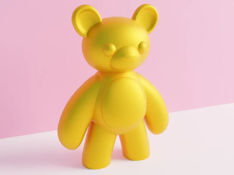 Cute teddy bear (standing version)