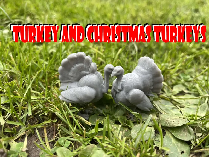 Pavos y pavos de Navidad