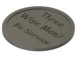 Three Wise Men Coaster w/Holder (holds 6)-0