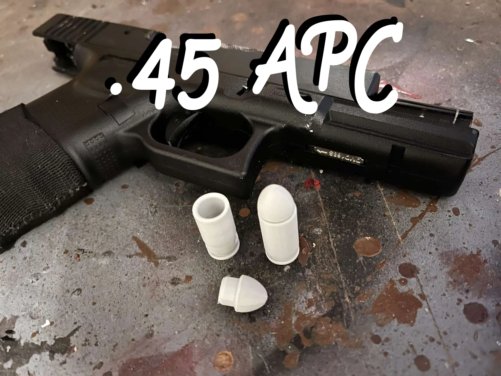3D Printer Files | 3MF File | Imitation .45 ACP Auto cartridge