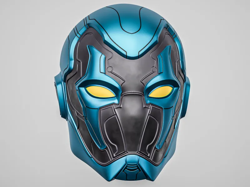 Blue Beetle Helmet - 3D Printable STL Model