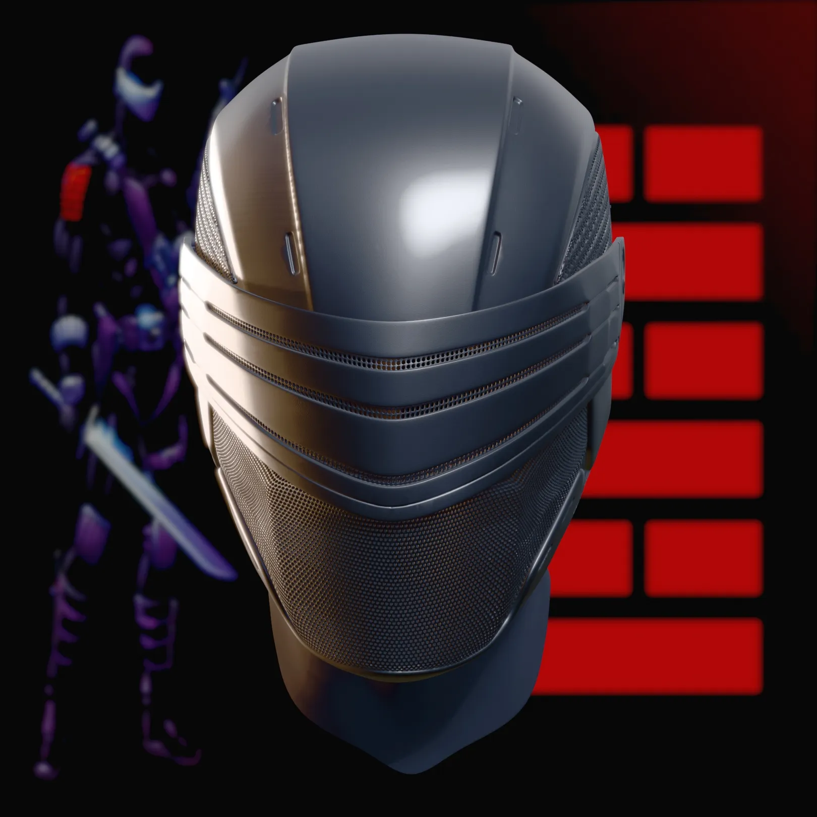 Snake Eyes Helmet Cosplay