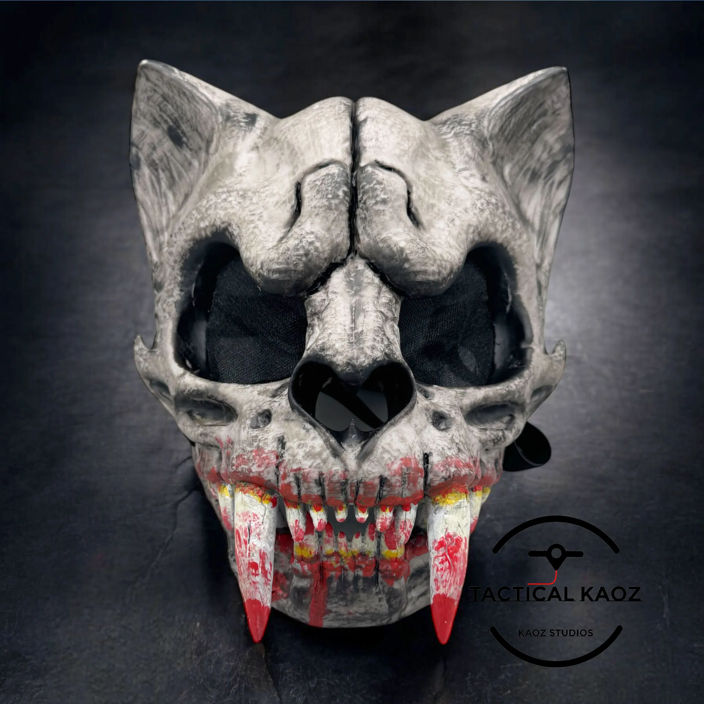 Fangs Skull Face Mask - Cat, Wolf, Bat, Saber