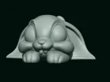 Easter Rabbit Phone Stand-1