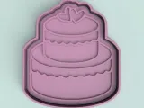 Cortante + Estampa de Torta / Cake Cutter + Stamp-0