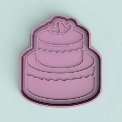 Cortante + Estampa de Torta / Cake Cutter + Stamp