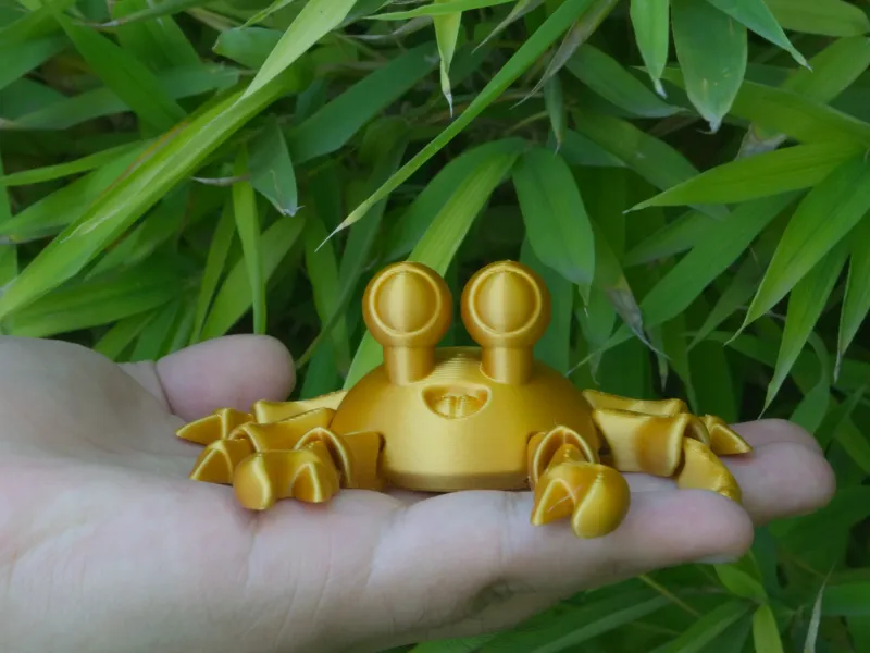 Flexy Cute Crab - Impresión en el lugar sin soporte