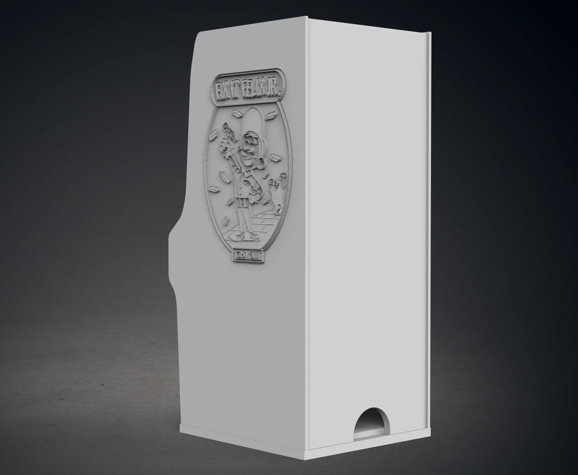 Fix It Felix Jr. Arcade Cabinet with Lithophane