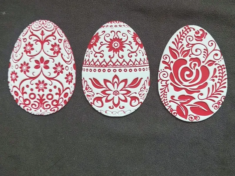 Easter egg set (red_negative)