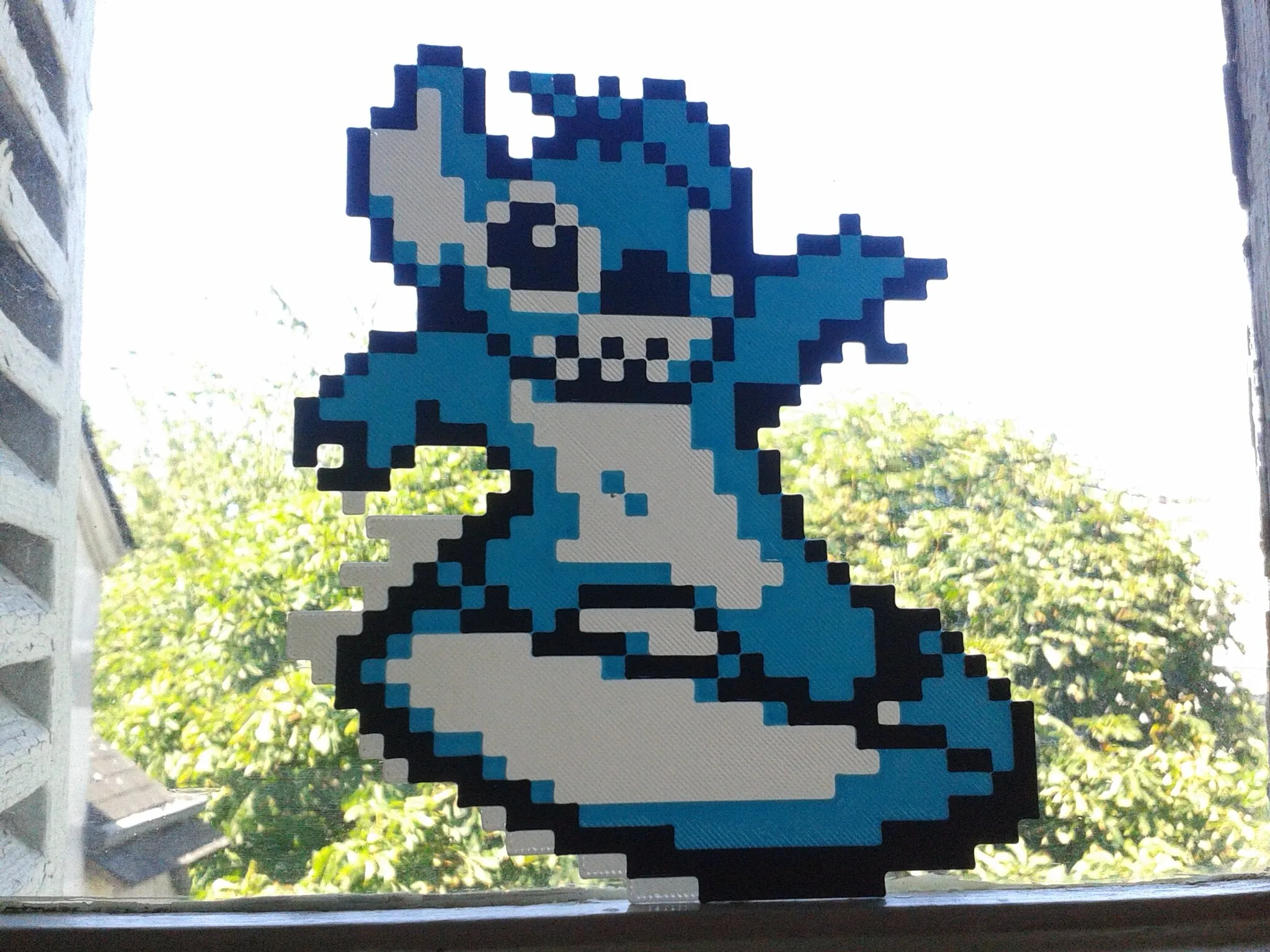 Stitch, Pixel Art, 2 filament changes